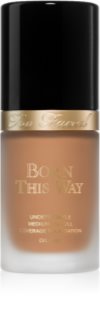Too Faced Born This Way Flawless Coverage Natural Finish Foundation intensyvaus maskuojamojo poveikio makiažo pagrindas natūraliai išvaizdai atspalvis Sand 30 ml