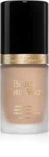 Too Faced Born This Way Flawless Coverage Natural Finish Foundation fedő hatású alapozó természetes hatásért árnyalat Almond 30 ml