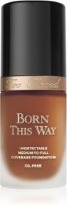 Too Faced Born This Way Flawless Coverage Natural Finish Foundation Dekkende Make-up voor Natuurlijke Uitstraling Tint Spiced Rum 30 ml
