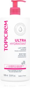 Topicrem UH BODY Ultra-Moisturizing Body Milk lait corporel hydratant en profondeur pour peaux sèches et sensibles