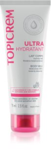 Topicrem UH BODY Ultra-Moisturizing Body Milk hloubkově hydratační tělové mléko pro suchou a citlivou pokožku 75 ml