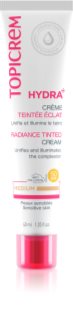 Topicrem UH FACE HYDRA+ Radiance Tinted Cream tónující hydratační krém SPF 40