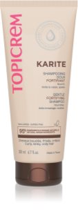 Topicrem KARITÉ Gentle Fortifying Shampoo stärkendes Shampoo für geschwächtes Haar 200 ml