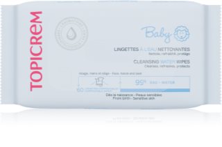 Topicrem BABY Cleansing Water Wipes Våtservetter för barn 60 st.