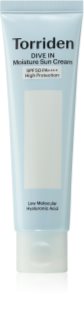 Torriden Dive In Moisture Sun Cream krema za sunčanje za lice s hidratantnim učinkom SPF 50+ 60 ml