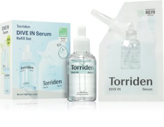 Torriden Dive In Serum Refill Set intensives, hydratisierendes Serum zur Verjüngung der Gesichtshaut + zusätzliche füllung 2x50 ml