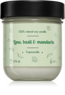 Tropicandle Lime, Basil & Mandarin kvapioji žvakė 170 ml