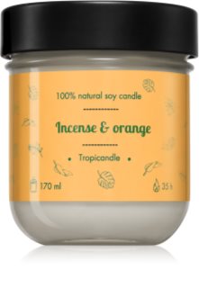 Tropicandle Incense & Orange mirisna svijeća 170 ml