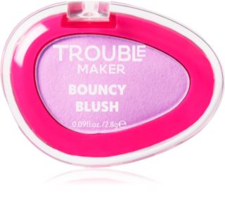 Trouble Maker Bouncy Blush πουδρέ ρουζ απόχρωση Jump Lilac 2.8 γρ
