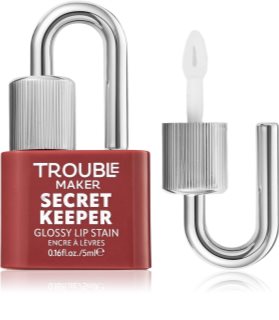 Trouble Maker Secret Keeper Lip Gloss Stain boja za usne za dugotrajni efekt nijansa Just Us Rose Mauve 5 ml