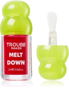 Trouble Maker Melt Down Lip Oil Lippenöl Farbton Overload Pink 3 ml