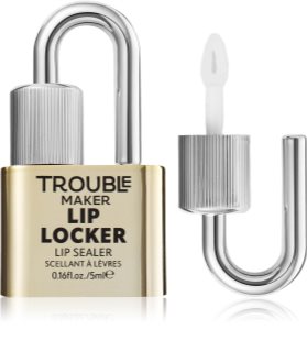 Trouble Maker Lip Locker Top Coat brillant à lèvres pour un effet longue tenue 5 ml