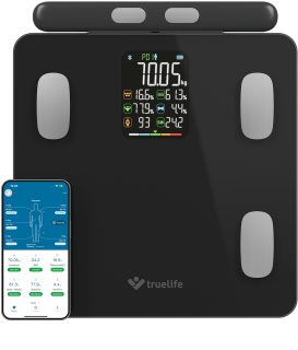 Truelife FitScale W8 Personenwaage Black 1 St.