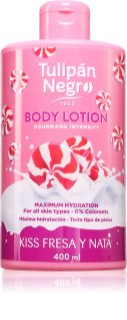 Tulipán Negro Kiss Fresa Y Nata testápoló tej 400 ml