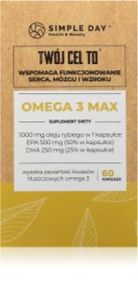 Twój Cel To Omega 3 MAX wsparcie prawidłowych funkcji organizmu 60 caps.