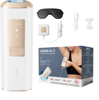 Ulike Air 2 IPL epilátor na tělo, tvář, oblast bikin a podpaží Star White 1 ks