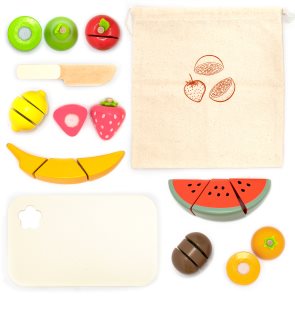 UMU Toys Cutting Fruits Activity Spielzeug aus Holz 2y+