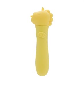 Unihorn USB Bullet vibrator med klitorisstimulator Bean Blossom 11.5 cm