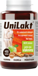 Unilakt Skořice tablety doplněk stravy pro podporu redukce váhy 220 tbl
