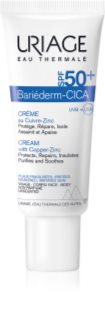 Uriage Bariéderm Cica-Cream with Copper-Zinc SPF 50+ reparative cream with copper and zinc SPF 50+ 40 ml