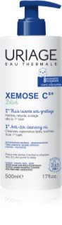 Uriage Xemose C8+ Bébé Lindrande rengörande olja för torr och atopisk hud 500 ml