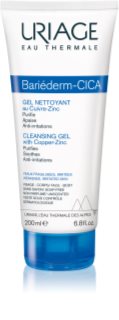 Uriage Bariéderm Cica Cleansing Gel with Copper-Zinc pomirjevalni čistilni gel za razpokano kožo 200 ml