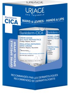 Uriage Bariéderm Cica Hands & Lips Set set per pelli molto secche