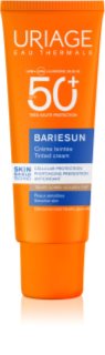 Uriage Bariésun Tinted Cream SPF 50+ creme com cor, para proteção do rosto SPF 50+