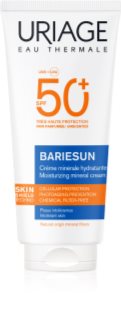 Uriage Bariésun Mineral Cream SPF 50+ mineralna zaštitna krema za lice i tijelo SPF 50+ vodootporni 100 ml