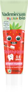 Vademecum BIO Strawberry Kinderzahnpasta ohne Fluor Erdbeere 50 ml