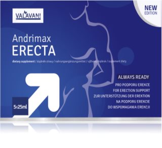 VALAVANI Andrimax Erecta nápoj pro podporu erekce 5x25 ml