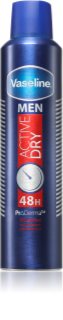 Vaseline Men Active Dry Antiperspirant Antitranspirant Spray voor Mannen 250 ml