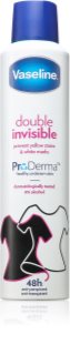 Vaseline Double Invisible Antiperspirant antiperspirant ve spreji proti bílým skvrnám 250 ml
