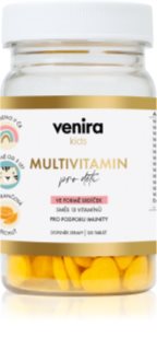 Venira Multivitamin pro děti cucavé tablety s multivitamínovým komplexem příchuť Orange 120 tbl
