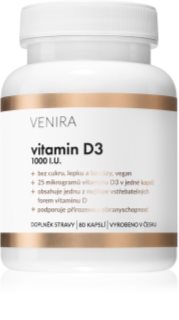 Venira Vitamín D (vegan) kapsle s vitamínem D 80 cps
