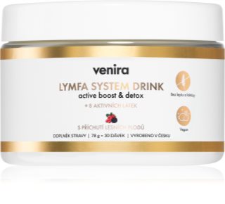Venira Lymfa System Drink Active Boost & Detox doplněk stravy podporující správnou činnost lymfatického systému příchuť Forest Fruit 78 g