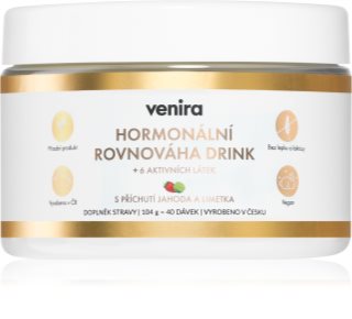 Venira Hormonální rovnováha Drink prášek pro podporu správné hormonální činnosti příchuť Strawberry-Lime 104 g