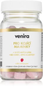Venira Vitamíny pro kojící ženy cucavé tablety pro kojící ženy příchuť Raspberry 60 ks