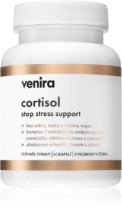 Venira Cortisol Stop Stress Support kapsle pro psychickou pohodu 60 cps