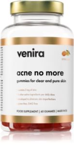 Venira Acne No More žuvacie medvedíky pre krásnu pleť príchuť Citrus 60 ks