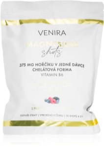 Venira Magnesium Shots nápoj pro podporu snížení míry únavy a vyčerpání, normální stav zubů, kostí a svalů