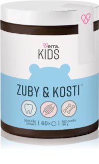 Verra KIDS Zuby & Kosti žvýkací měkké tobolky pro podporu zdraví kostí a zubů pro děti 60 ks