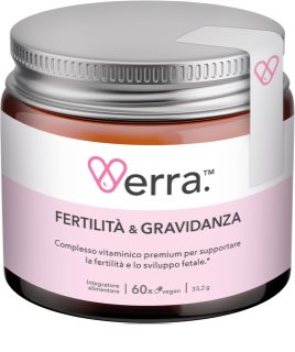 Verra Fertilità e Gravidanza capsule con complesso multivitaminico da donna 60 caps.