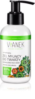 Vianek Normalizing gel detergente per pelli grasse e problematiche 150 ml