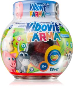 Vibovit Farma Gummies želé cukríky s multivitamínovým komplexom pre deti 50 ks