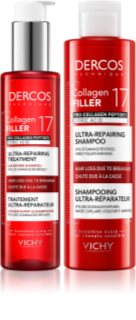 Vichy Dercos Collagen Filler 17 sada pre slabé vlasy s tendenciou vypadávať