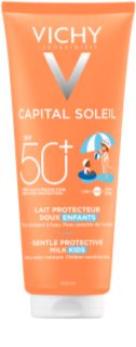 Vichy Capital Soleil Gentle Milk Lapte de protecție pentru copii pentru fata si corp SPF 50 300 ml