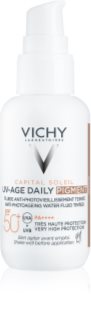 Vichy Capital Soleil Daily SPF50+ Προστατευτικό υγρό προσώπου με χρώμα SPF 50+