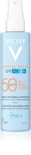 Vichy Capital Soleil UV Aqua ochranný sprej s hydratačným účinkom SPF 50 200 ml