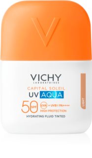 Vichy Capital Soleil UV Aqua Protezione solare dal finish colorato e texture leggera. effetto idratante SPF 50 50 ml